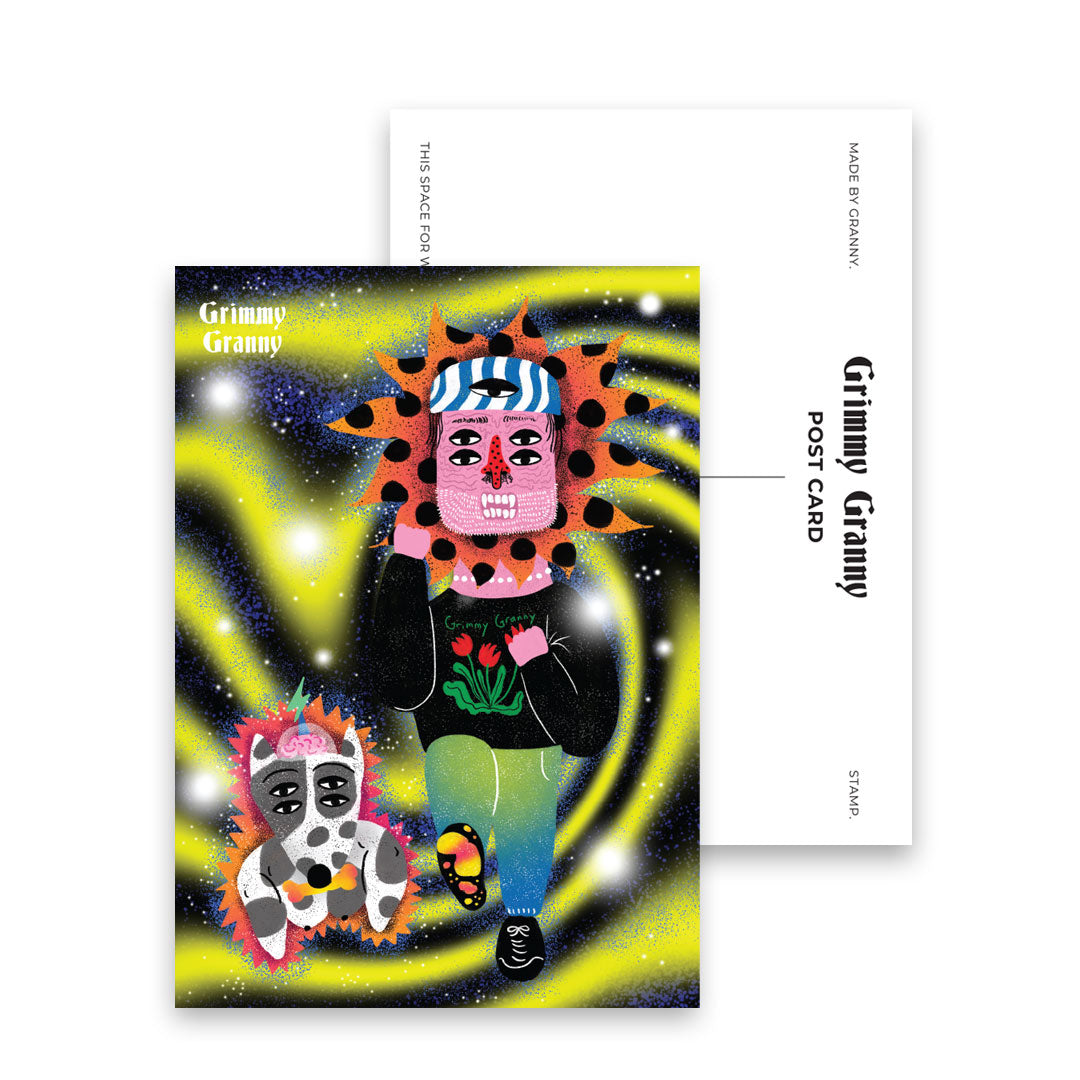 ROARING MAN postcard