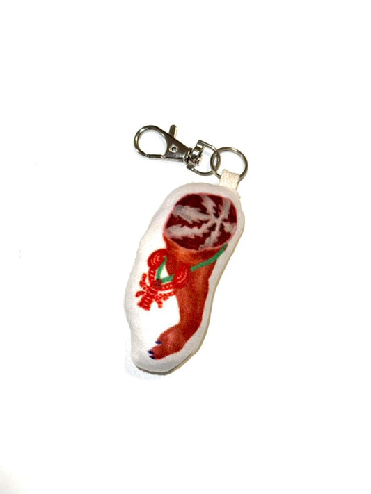 Pork Leg Puffy Keychain