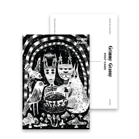 FAMILY GATHERING postcard