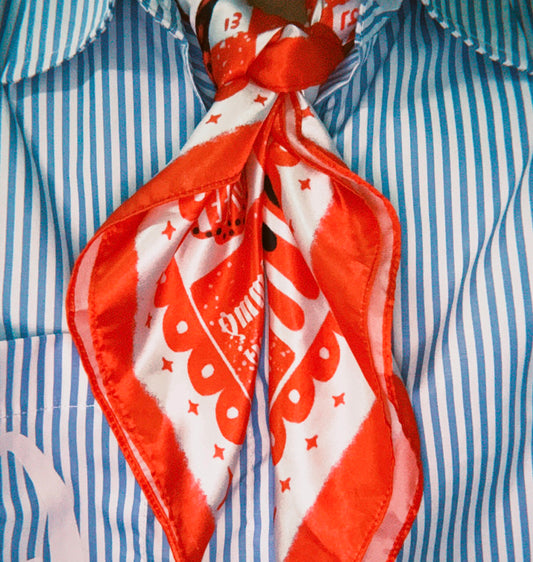 Snake Chess Scarf with Game Set